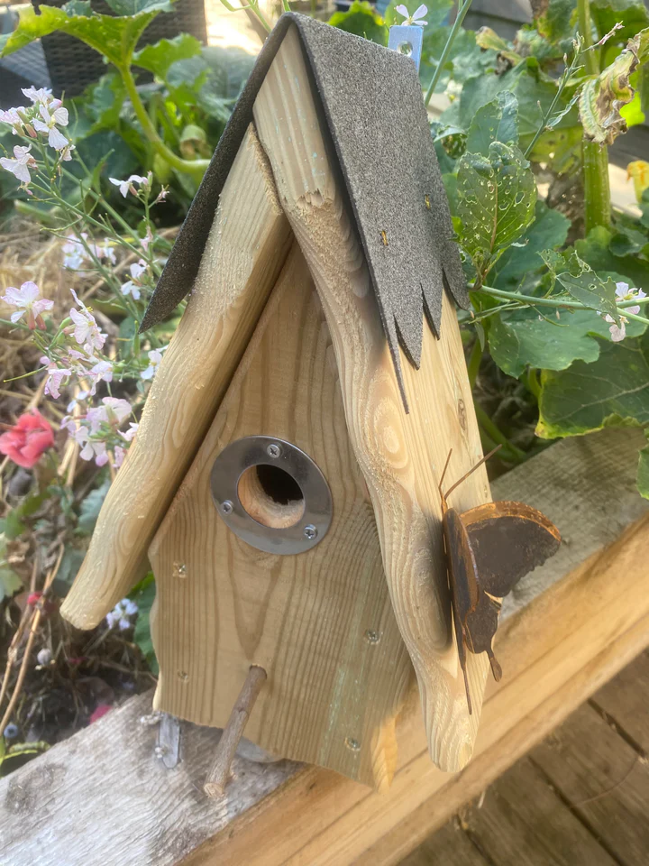 Handmade birdhouse